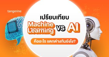 เปรียบเทียบ Machine Learning vs AI คืออะไร แตกต่างกันยังไง?