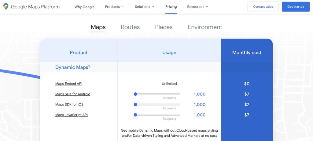 Google Maps Platform ราคาที่ดีที่สุด